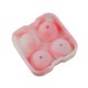thumbnail image 5 of Inteprter Bandeja de cubitos de hielo, molde de bola de hielo de silicona de 4 rejillas, máquina para hornear barra de cocina reutilizable con rosado 2Conjunto, 5 of 6