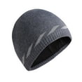 thumbnail image 3 of pxiakgy hats for men women&men uniknit caps hedging head hat beanie caps warm outdoor fashion hat grey + one size, 3 of 3