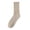 Khaki, variant on Women Mid Tube Cotton Socks Versatile Trendy Solid Color Casual Athletic Long Socks Daily Footwear Hosiery Black