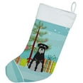 thumbnail image 2 of Carolines Treasures BB4159CS Merry Christmas Tree Standard Schnauzer Black Grey Christmas Stocking  Large multicolor, 2 of 2
