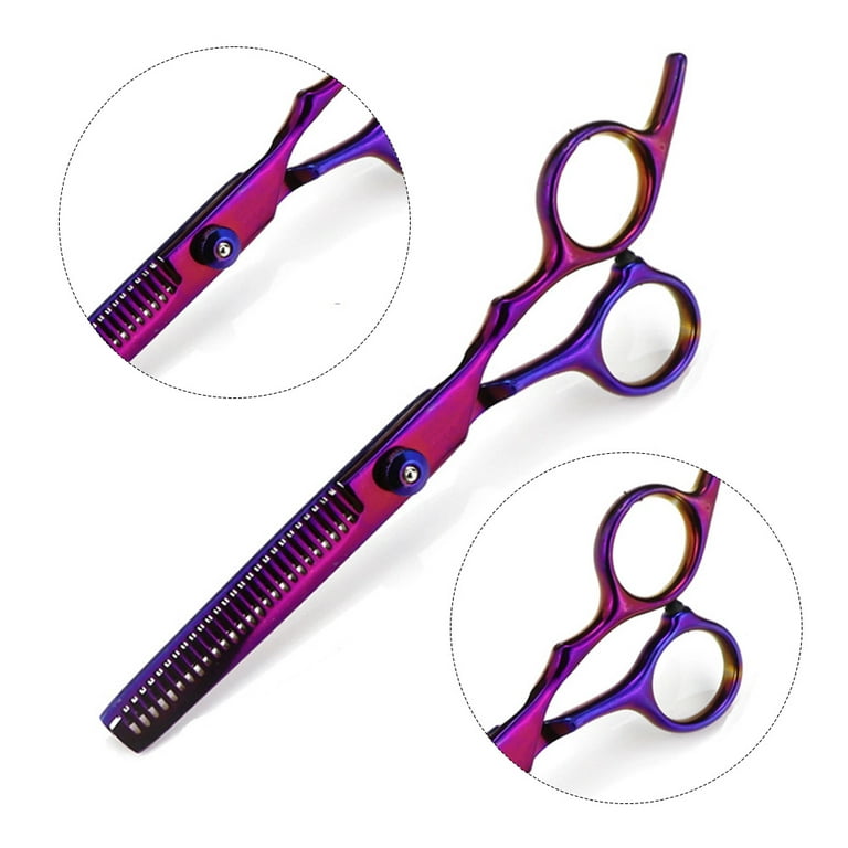 Ruvanti Professional Thinning Shears For Hair Cutting Split end Trimmer  Texturizing Scissors for Salon and Home Use Stainless Steel Blades  Comfortable