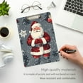 thumbnail image 3 of FORMRS Acrylic Clipboard with Low Profile Clip Standard A4 Letter Size, 12.5" x 9", Christmas Santa, 3 of 8