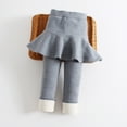 thumbnail image 2 of FAOWME Toddler Trendy Girls Leggings Skirt Ruffle Skirt Pants Kids GY2 6-7 Years, 2 of 5