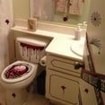 thumbnail image 4 of 2Pcs Halloween Toilet Seat Cover Sticker Lid Decal DIY Bathroom Home Scary Horror Party Decoration, 4 of 8