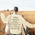 thumbnail image 5 of HNMKIU Womens Sweatshirt Oversized Sweatshirts Crewneck Long Sleeve Pullover Oversized Sweatshirt for Women Beige,L, 5 of 5