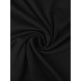 thumbnail image 5 of INSPIRE CHIC Women's Ruffle Nightgowns Ruffle Trim Cute Sleepshirts Summer Nightshirt Midi Shorts Sleeve Sleep Dress M Black, 5 of 6