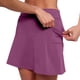 thumbnail image 2 of Falda pantalón de cintura media con bolsillos para mujer - Conjunto informal y deportivo de falda y pantalón corto, 2 of 6