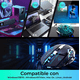 thumbnail image 2 of "Mouse Inalambrico Gamer Ergonomico 2.4g Bt Dual Modos Raton negro ", 2 of 5