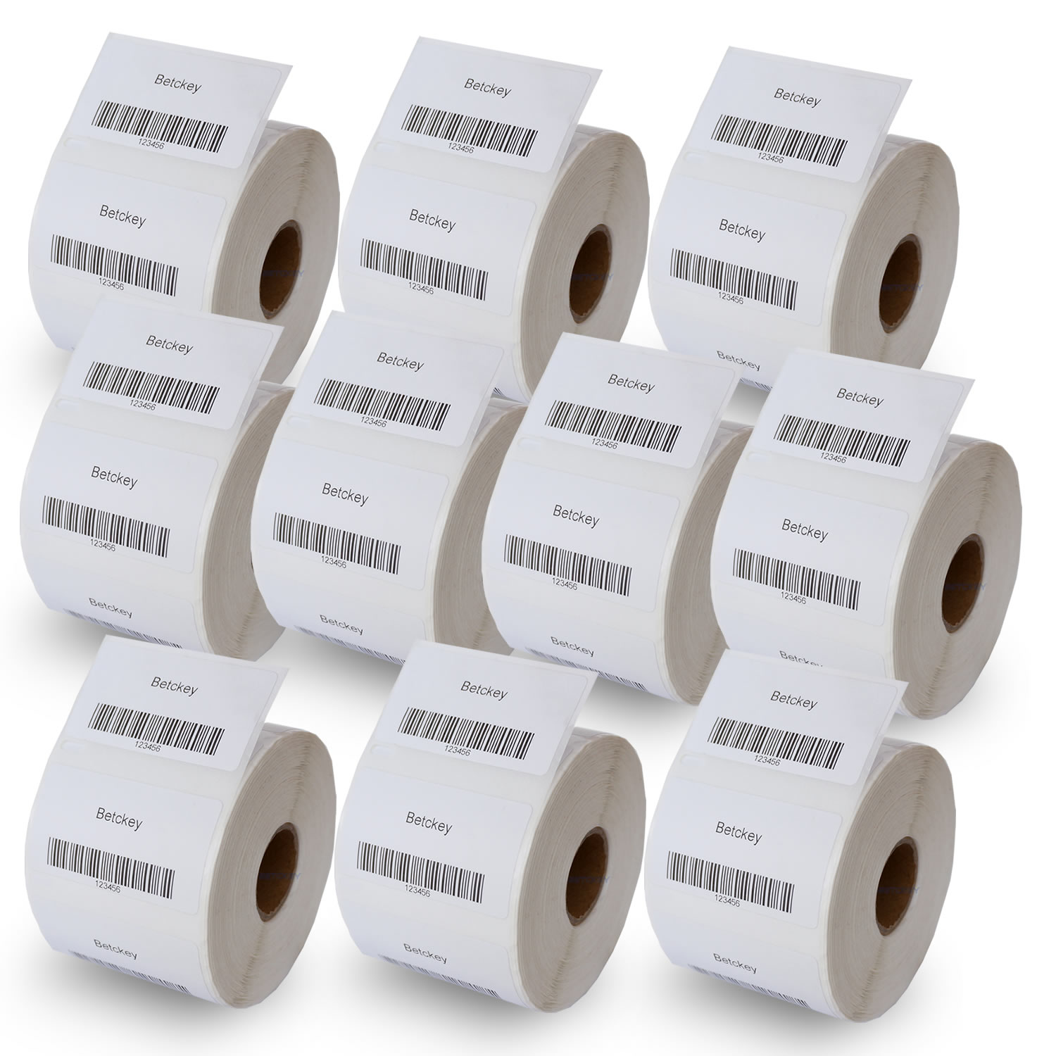 Haperlare PET Black On White Label Tape For Dymo 45013 ...