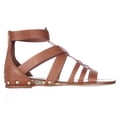 thumbnail image 4 of Womens Steve Madden Drastik Huarache Studded Gladiator Sandals - Tan, 4 of 6