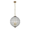 thumbnail image 4 of Elegant Lighting Olivia 18" 3 Light Royal Crystal Pendant Lamp, 4 of 8