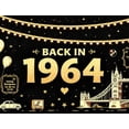 thumbnail image 5 of LUUFILx 1960s Backdrop Banner Retro Party Decorations Vintage Background Photo Booth Props Reunion Decor Music Themed Event Supplies Celebration, 5 of 9