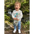 thumbnail image 2 of RUINIXCW Boys 2Pcs Fall Outfits Long Sleeve O Neck Letter Print Sweatshirt Fish Print Pants Sets, 2 of 8