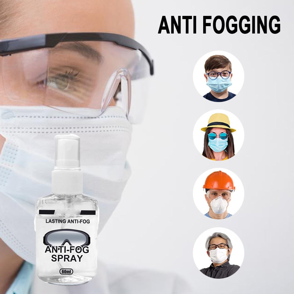 Spray Anti-buée Pour Lunettes De Natation, Plongée, Ski - 2 Flacons + Chiffon De Nettoyage - 2