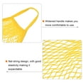 thumbnail image 4 of Unique Bargains Cotton Mesh Bag, 15x13.8' Reusable Mesh Net String Grocery Bags Organizer Yellow, 4 of 6