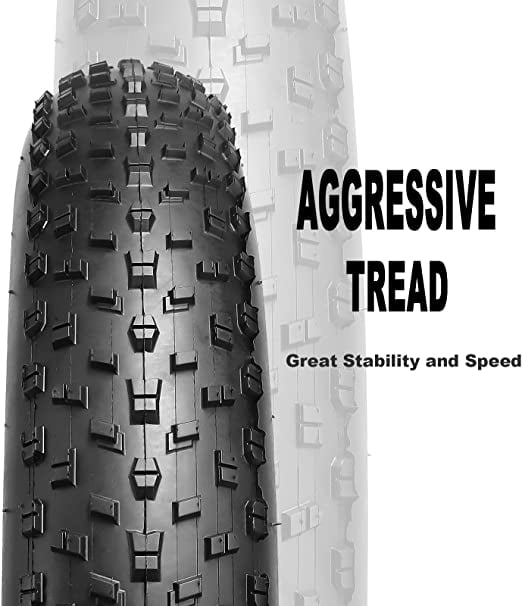 MOHEGIA E-Bike Fat Tire – 20/24/26 X 4.0 Zoll, Faltbar, Bis 120 Kg, Für Fatbike & E-Trike