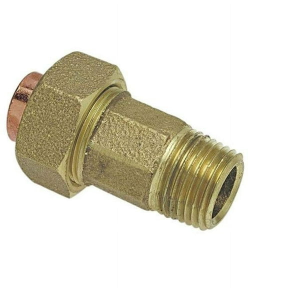 Nibco Union,Cast Copper,1/2" Tube,CxMNPT U7334 1/2