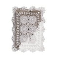thumbnail image 2 of Rectangular Cotton Handwork Crochet Lace Table Runner Doilies for Coffee Table Dresser Scarf Centerpieces Décor,2PC, 2 of 6