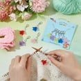 thumbnail image 3 of 20 Pcs Number 0~9 Angel Stitch Markers 10 Colors Wing and Flower Crochet Charms Removable Lobster Clasp Locking Stitch Marker for Knitting Weaving Accessories Quilting Jewelry, 3 of 6