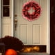thumbnail image 4 of de calabaza para puerta delantera, decorativa para colgar pared de Halloween para trato, decoración de de Rojo Macarena Guirnalda de puerta, 4 of 8