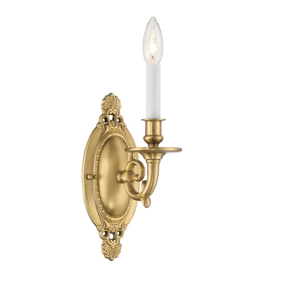 Crystorama Lighting Group 621-AG Milford 12" Tall Wall Sconce - Brass