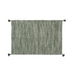 thumbnail image 2 of Green Tassel Layering Rug, Boho Tassel Accent Floor Mat, Green Woven Textured Area Rug, Farmhouse Rustic Decorative Rug, for Entryway, Living Room, Bedroom Decor, 2 of 7