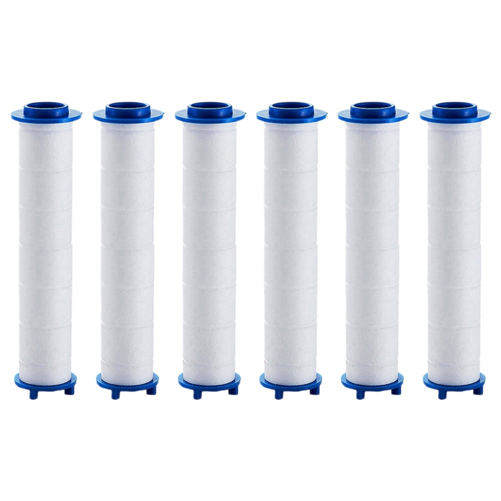 NUOLUX 6Pcs Home Universal PP Cotton Shower Filters Replacements Shower