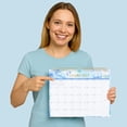 thumbnail image 5 of Deli 18 months Wall Calendar 2026, 11" x 8.5", Thick Paper with Julian Dates and Block, Monthly planner for Office Home Planning & Organizing, Color Design, 5 of 9
