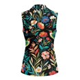 thumbnail image 3 of Uorisanigo Floral Print Women's Vest Suit Open Front with Pockets Sleeveless Womens Waistcoat Vest Size M Button Front Vests Top Fashion, 3 of 7