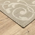 thumbnail image 2 of Oriental Weavers Portofino Area Rug 6649W Outdoor Gray Medallions Flat 3' 3" x 5' Rectangle, 2 of 2