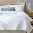 thumbnail image 4 of Better Homes & Gardens Tencel Quilt, White, Full/Queen, All Ages, 4 of 6