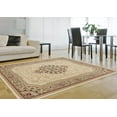 thumbnail image 3 of Tayse Sensation Area Rug 4672 Ivory Medallion Border 5' 3" x 7' 3" Rectangle, 3 of 3