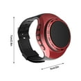 thumbnail image 3 of Portable Bluetooth Speaker LED Colorful Wireless Stereo Remote Control Built In Rechargeable Battery Loud Sound 8 Light Modes Watch Style Sports Outdoor Wristband, 3 of 5
