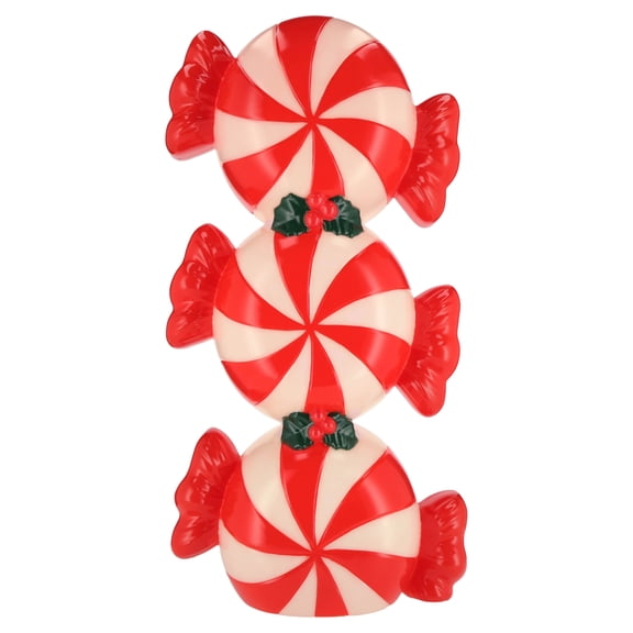 Mr. Christmas 24-inch Blow Mold Stacked Peppermint Candy