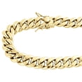 thumbnail image 2 of Mens 10K Yellow Gold 3D Hollow Miami Cuban Link Chain 14mm Box Clasp 20 Inch, 2 of 4