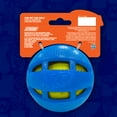 thumbnail image 6 of Nerf Dog Crunchable Squeak Ball, Blue, 3.8 inch, 6 of 9