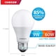 thumbnail image 2 of Paquete de 10 focos LED Yankon A19 Consume 9W Ilumina 60W Luz fría YKA1933, 2 of 4