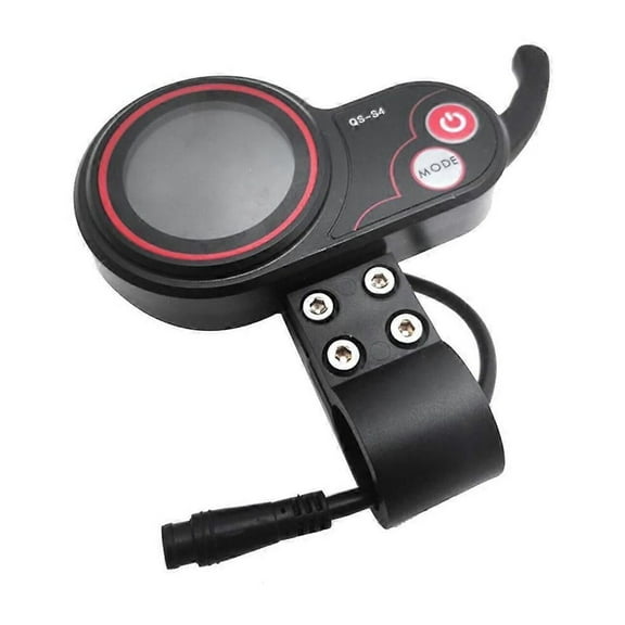 QS-S4 48V-60V thumb throttle LCD display instrument compatible with zero speed 8 9 10 8X 10X electric scooter 6PIN display