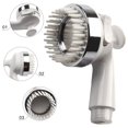 thumbnail image 4 of Lierteer Multifunctional Massage Pressurized Shower Head Bathroom Basin Shampoo Faucet White, 4 of 9