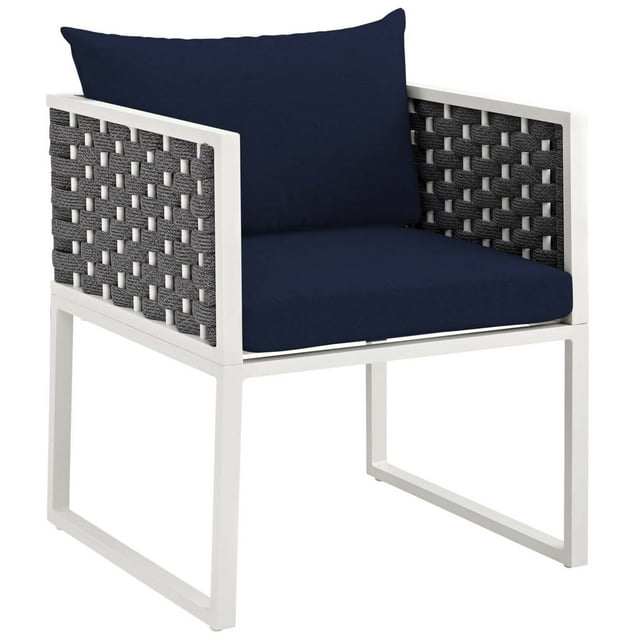 Modway Stance Outdoor Patio Aluminum Dining Armchair, Multiple Colors