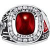 Keepsake Personalized Men's USA Premiere Class Ring available in Valadium Metals, Silver Plus, 10kt and 14kt Yellow and White Gold