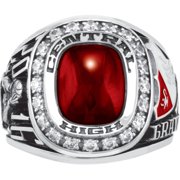 Keepsake Personalized Men's USA Premiere Class Ring available in Valadium Metals, Silver Plus, 10kt and 14kt Yellow and White Gold