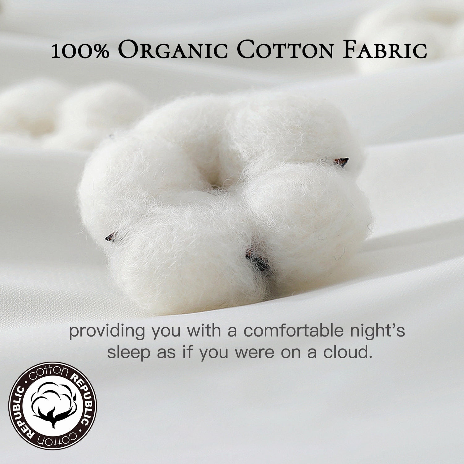 BedTreat Goose Feather Down Comforter Queen Size, Luxury Hotel Bedding Comforter All Season Duvet Insert, Medium Warmth 100% Cotton Cover with Corner Tabs（90x90 inch）