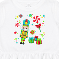 thumbnail image 4 of Inktastic Holiday Nutcracker and Candy for Christmas Girls Toddler Dress, 4 of 5