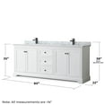 thumbnail image 3 of Wyndham Collection Wcv232380dcmunsmxx Avery 80" Free Standing Double Basin Vanity Set -, 3 of 7