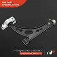 thumbnail image 3 of A-Premium Front Right Lower Control Arm with Ball Joint Compatible with Volkswagen Jetta 2006-2014, Golf 2010-2014, Golf R 2012-2013, Eos 2007-2014, GTI 2006-2013, R32 2008 & Audi A3, A3 Quattro, 3 of 9