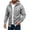 Gray, variant on Vxararl Casual Hoodies for Men Casual Fashion Sports Hooded Jacket Tops Tactical Jackets with Zipper Pockets Long Sleeve Sweatshirt Zip Up Hoodie Men Green S