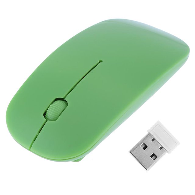 Ratón USB de 2,4 GHz con receptor USB Ratón para juegos de 1000 DPI para PC Computadora portátil de escritorio Hugtrwg Para estrenar