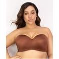 thumbnail image 3 of CURVY COUTURE Cocoa Smooth Strapless Multi-Way Bra, US 36DDD, UK 36E, NWOT, 3 of 4