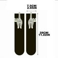 thumbnail image 3 of BLTIBY Cute Cat Socks with Balls for WomenFun Crew Sock Novelty Funny Animal Fun Crew Cute Cat Socks Black One Size, 3 of 4